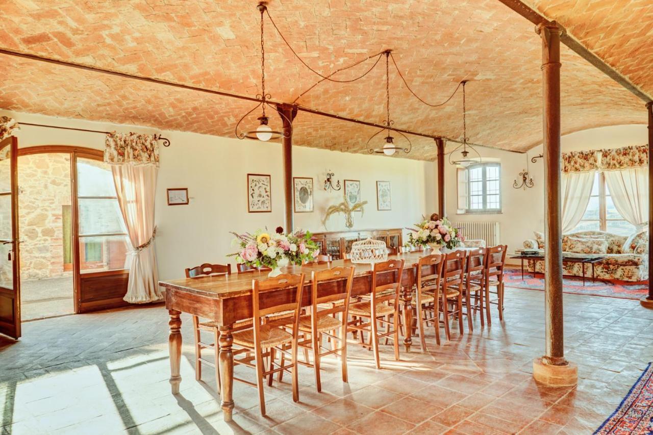 Villa Apparita Pienza Buitenkant foto