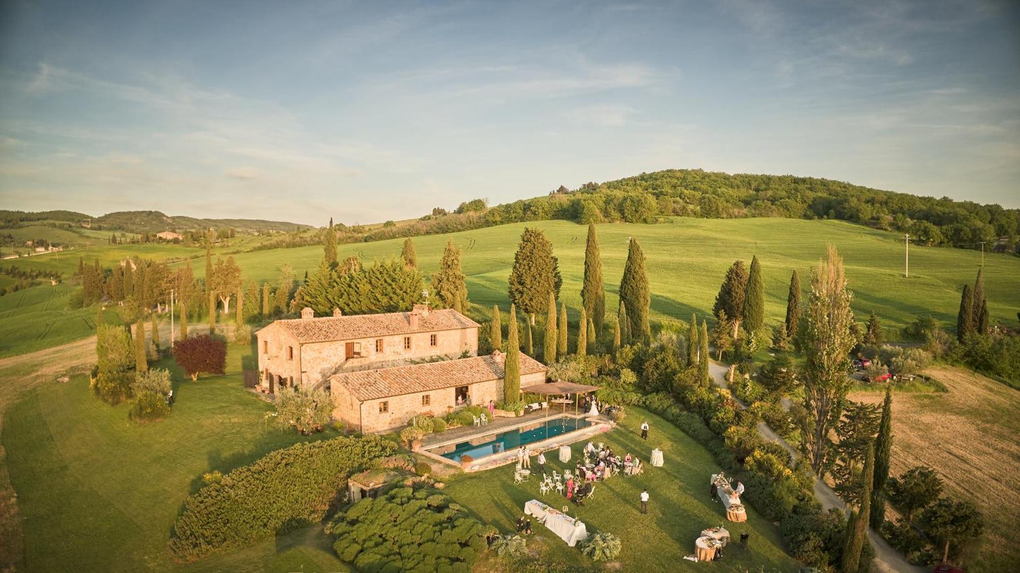 Villa Apparita Pienza Buitenkant foto